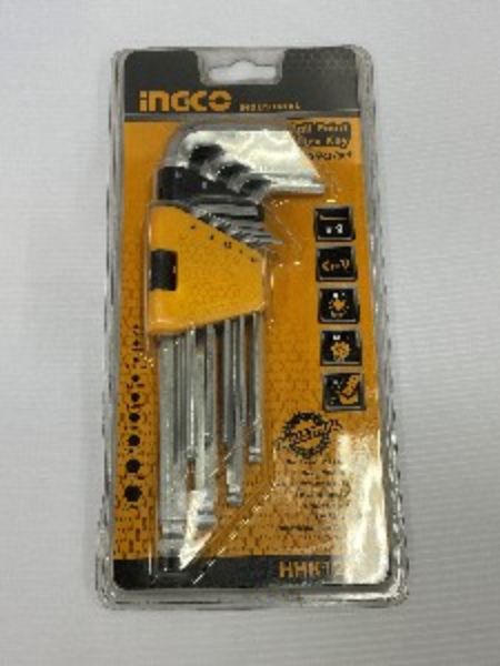 Picture of ALLEN KEY LONG 9PCE -INGCO