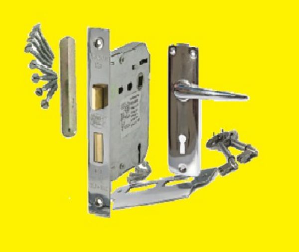 Picture of SA-LOCKSET 2 LEVER CP SABS