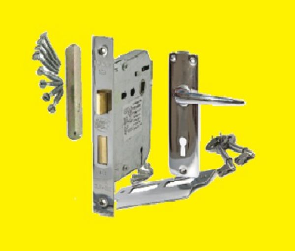 Picture of SA-LOCKSET 3 LEVER CP SABS