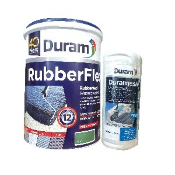 Picture of DURAM RUBBERFLEX 5LT GRAPHITE + MEMBRANE