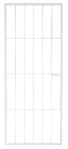 Picture of GATE SECUR. ECONO WITH LOCK - WHITE