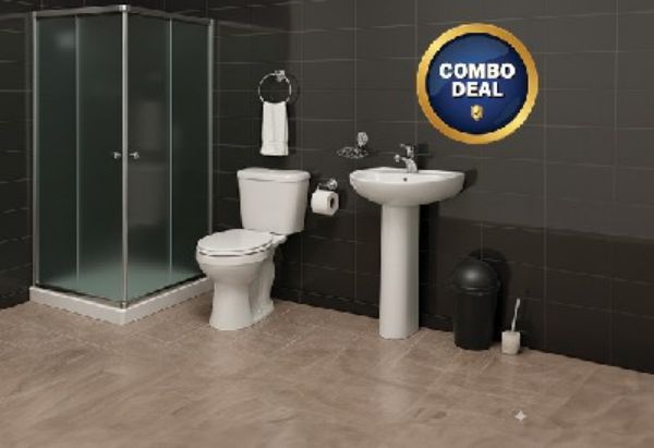 Picture of 15 Piece Bathroom Combo Top Flush - ALL-IN-ONE
