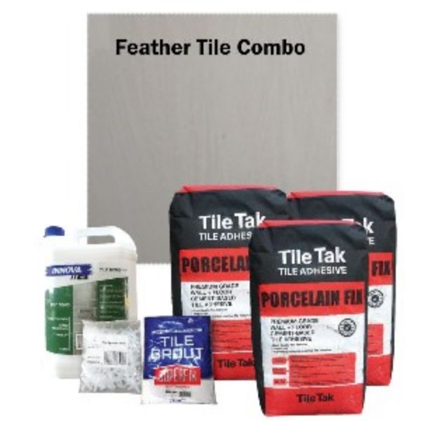 Picture of FEATHER PORCELAIN TILE COMBO